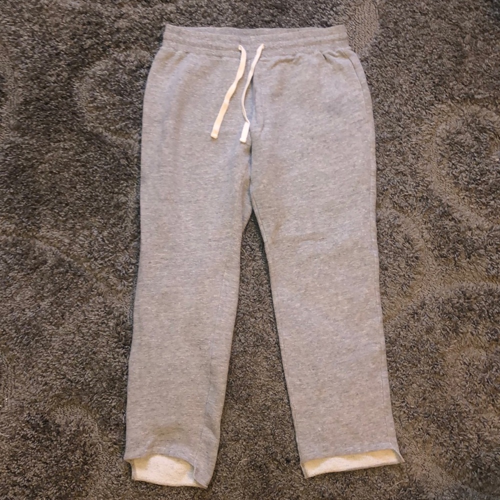MADEWELL GREY SWEATPANTS SMALL